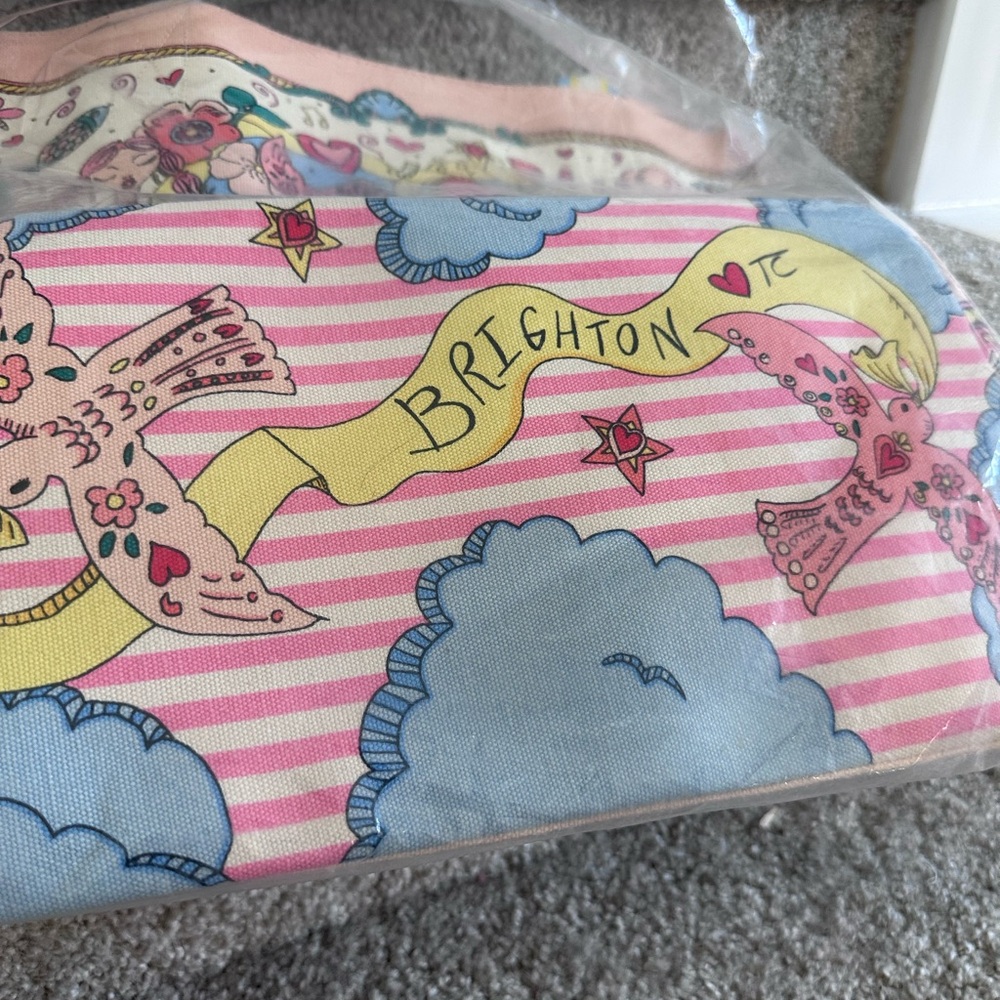 BRIGHTON CANVAS TOTE BAG - NEW - Picture 6 of 6